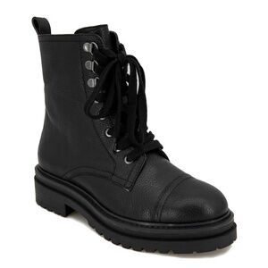André Assous Farah Leather Combat Boot
